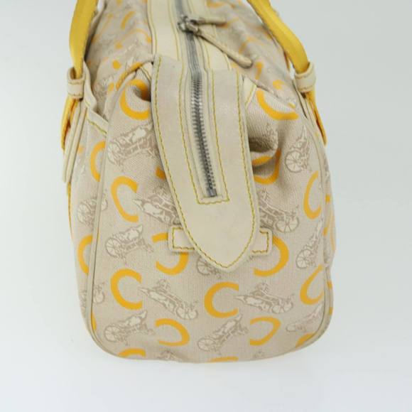 CELINE C Macadam Canvas Tote Bag Beige Auth 67827 - Picture 3 of 16